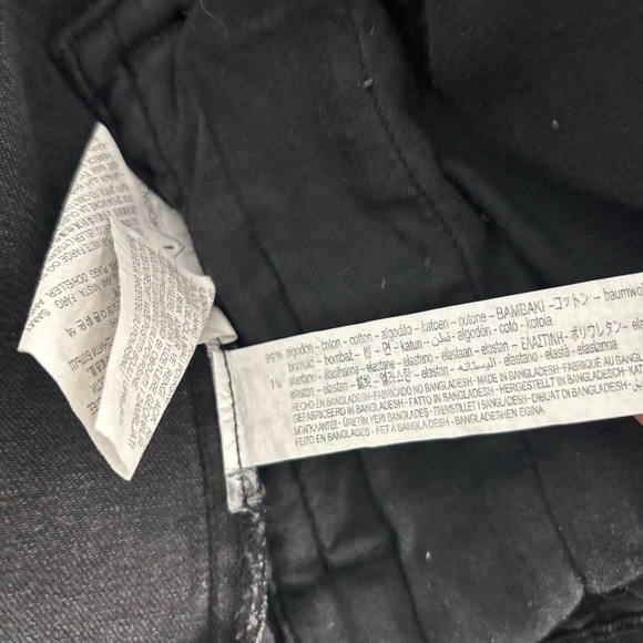 Zara Women's Size Small Black Wash Button Up Denim Jacket - Picture 3 of 4